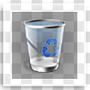 Aero Glass Icons, Aero Icon Recycling empty, recycle bin icon transparent background PNG clipart