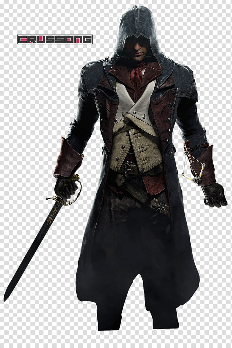 Assassin Creed Unity Arno Dorian Render, Crussong character illustration transparent background PNG clipart