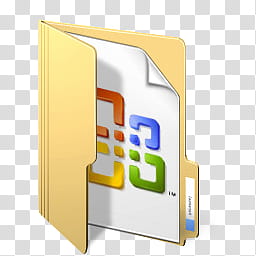 Windows Live For XP, white and brown folder files transparent background PNG clipart