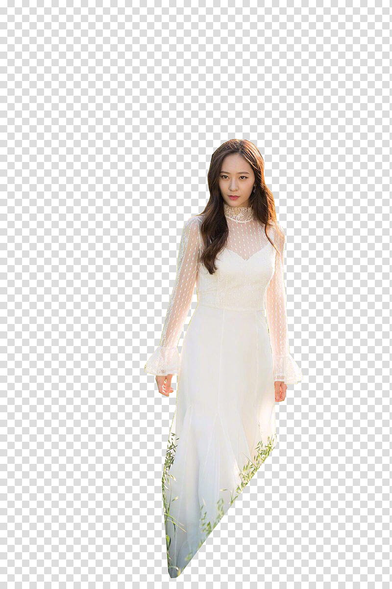 KRYSTAL BRIDE OF WATER GOD, woman in white long-sleeved dress transparent background PNG clipart