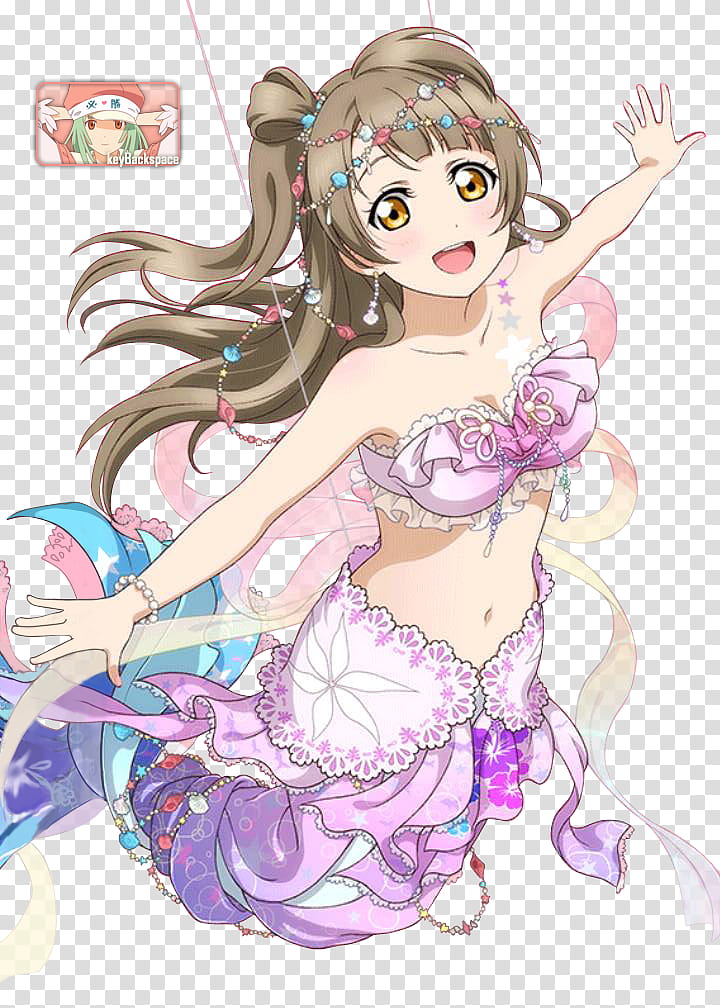 #&#; Minami Kotori (Love Live! Card) SR, Render, girl anime character transparent background PNG clipart