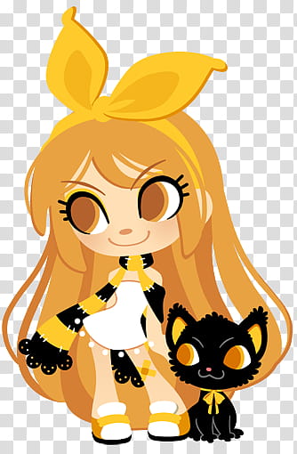 I&#;m Back, animated girl wearing yellow dress transparent background PNG clipart