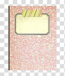 , pink and beige journal art transparent background PNG clipart