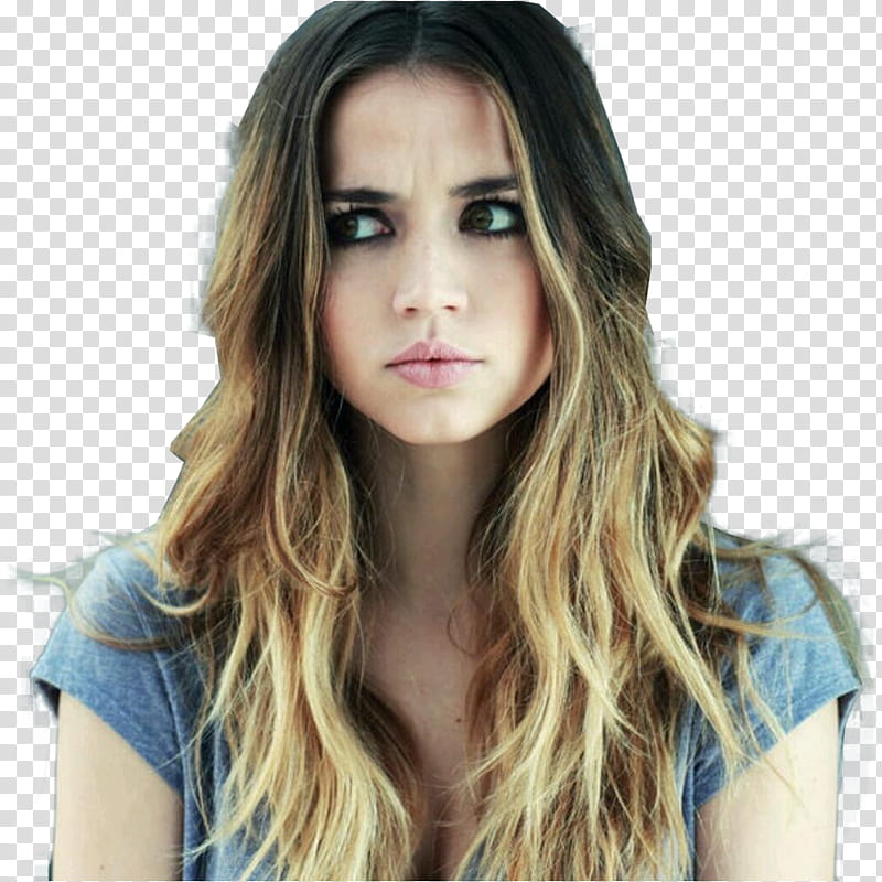 Ana De Armas, woman looking at her right side transparent background PNG clipart
