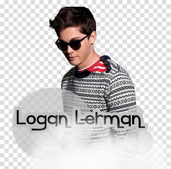 Text Logan Lerman transparent background PNG clipart