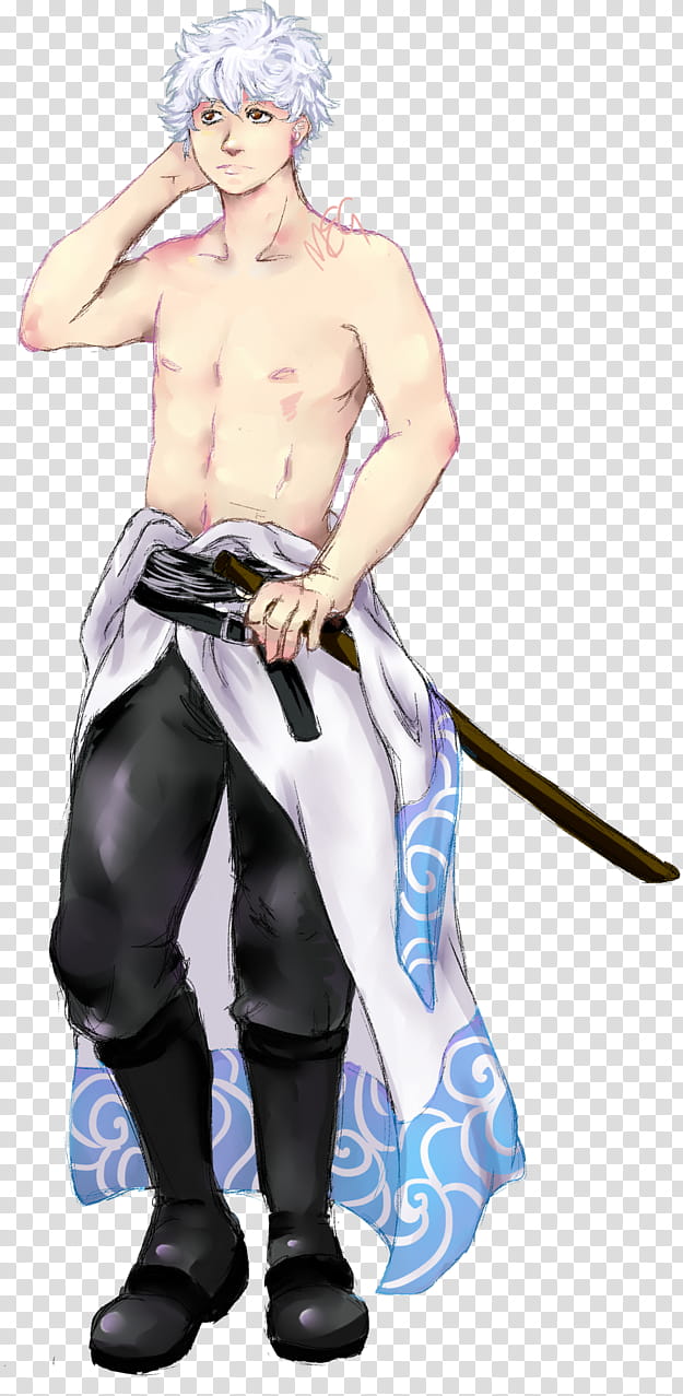 Gintoki transparent background PNG clipart