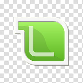 LinuxMint Lmint   plymouth, white and green file icon transparent background PNG clipart