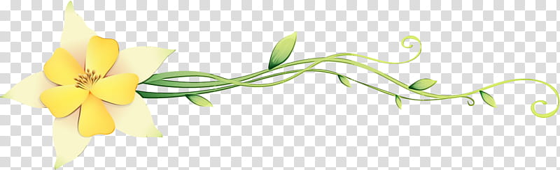 green flower plant leaf plant stem, Flower Border, Flower Background, Flower Line, Floral Border, Watercolor, Paint, Wet Ink transparent background PNG clipart