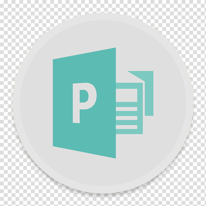 Button Ui Microsoft Office Green Letter P Icon Transparent Background