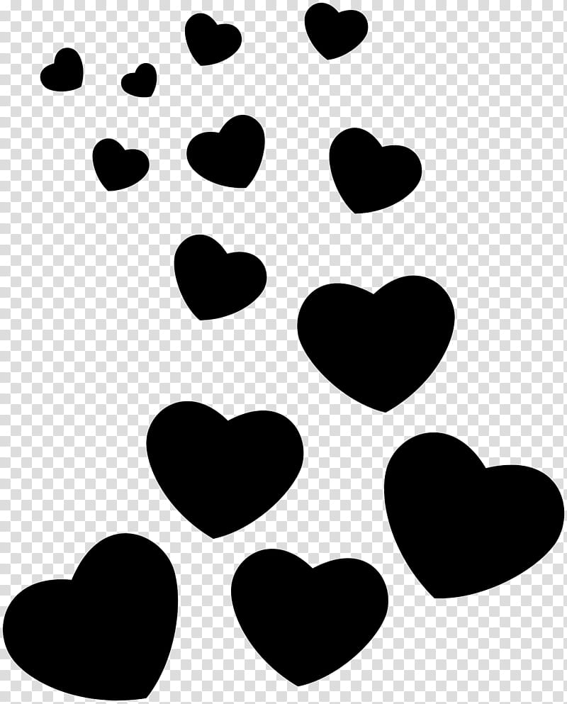 Love Background Heart, Point, M095, Black M, Paw, Blackandwhite transparent background PNG clipart