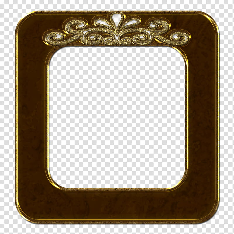 square brown and white frame transparent background PNG clipart
