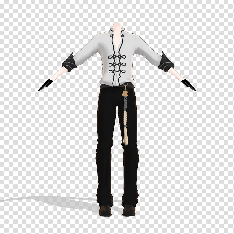 MMD DL Fate Outfit transparent background PNG clipart