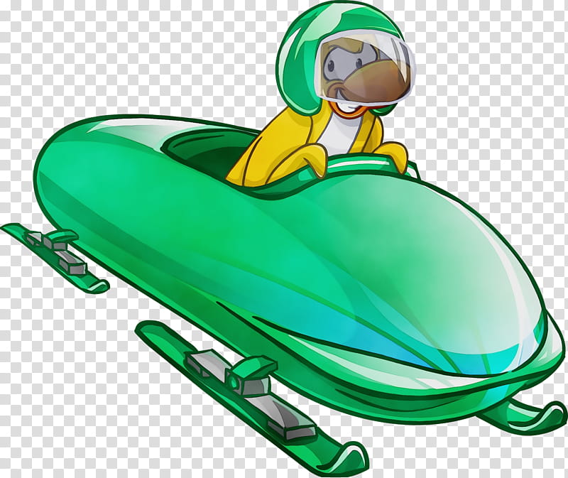 Vehicle Design, Watercolor, Paint, Wet Ink, Sledding, Bobsleigh, Winter Sport, Cartoon transparent background PNG clipart