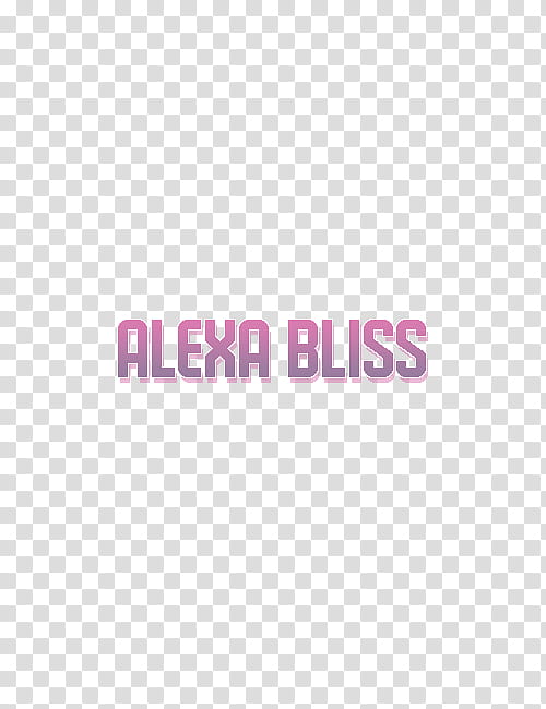 ALEXA BLISS TEXTO  transparent background PNG clipart