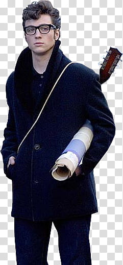 Aaron Taylor Johnson, man wearing black coat transparent background PNG clipart