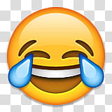 laughing emoji transparent background PNG clipart