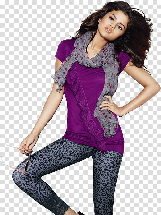 Selena Gomez , Selena Gomez holding sunglasses doing akimbo transparent background PNG clipart