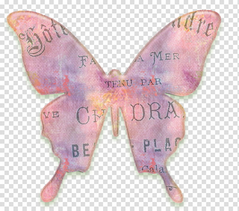 Tie dye butter fly element, pink butterfly illustration transparent background PNG clipart