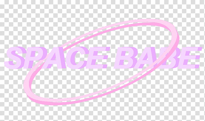 watchers agalaxyfullofstars, pink Space Babe text transparent background PNG clipart