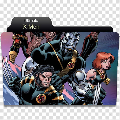 Ultimate Comics Folder , Ultimate X-Men transparent background PNG clipart