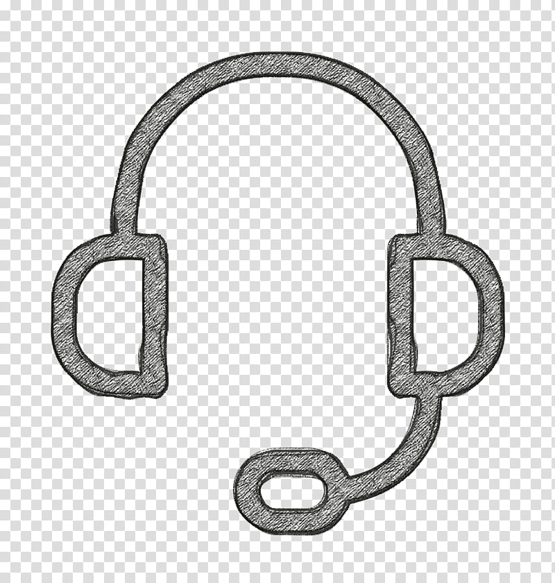 Ecommerce Set icon Headphones icon technology icon, Support Icon, Metal transparent background PNG clipart