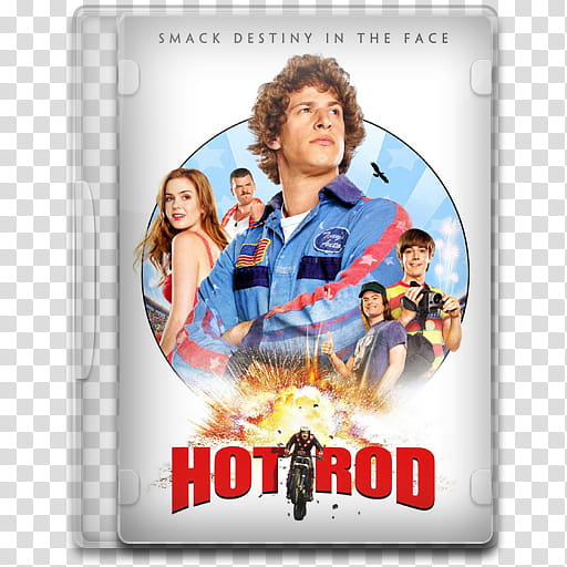 Movie Icon , Hot Rod, HOt Rod DVD case transparent background PNG clipart