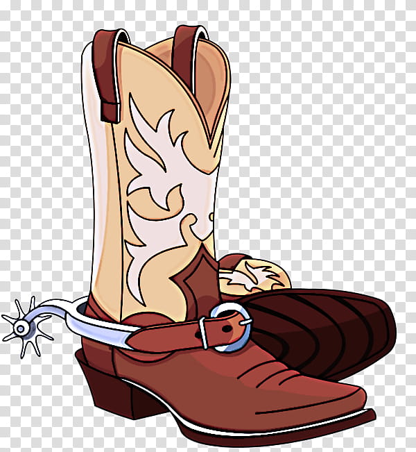 footwear boot cowboy boot shoe, Cartoon, Durango Boot, Riding Boot transparent background PNG clipart
