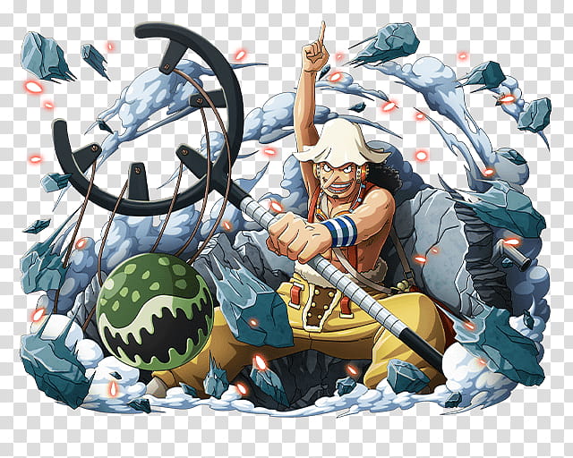USOPP, One Piece character illustration transparent background PNG clipart
