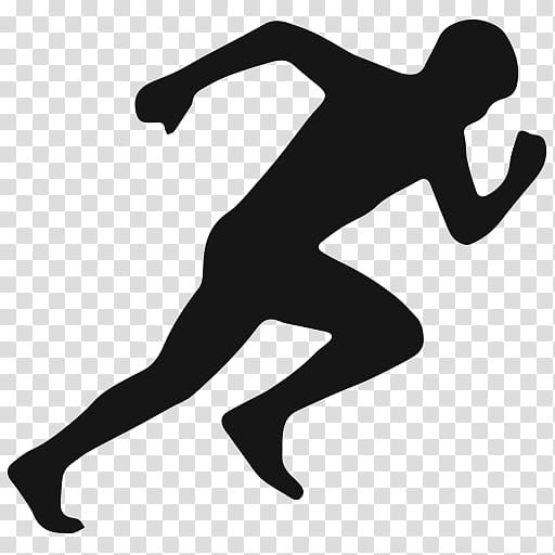 Running, Sprint, Silhouette, Drawing, Sports, Racing transparent background PNG clipart