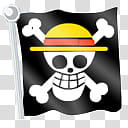 Mugiwara Kaizoku dan icons, Wanpīsu flag transparent background PNG ...