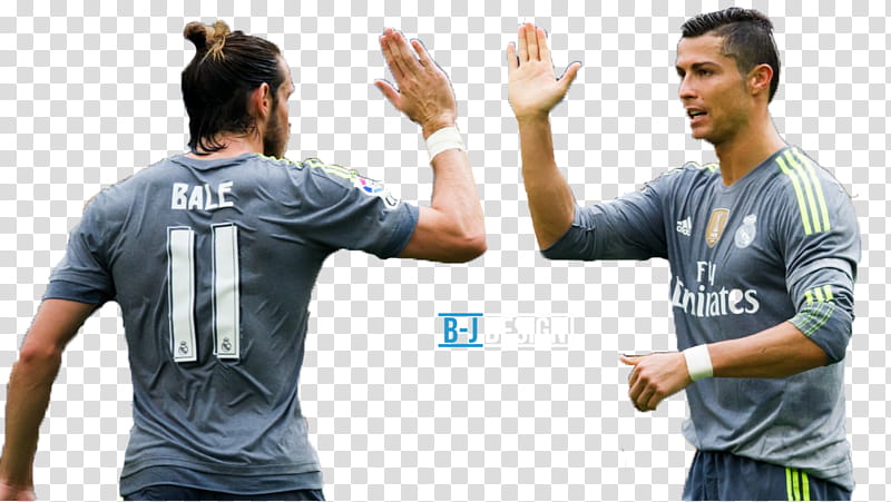 Cristiano Ronaldo and Gareth Bale render transparent background PNG clipart