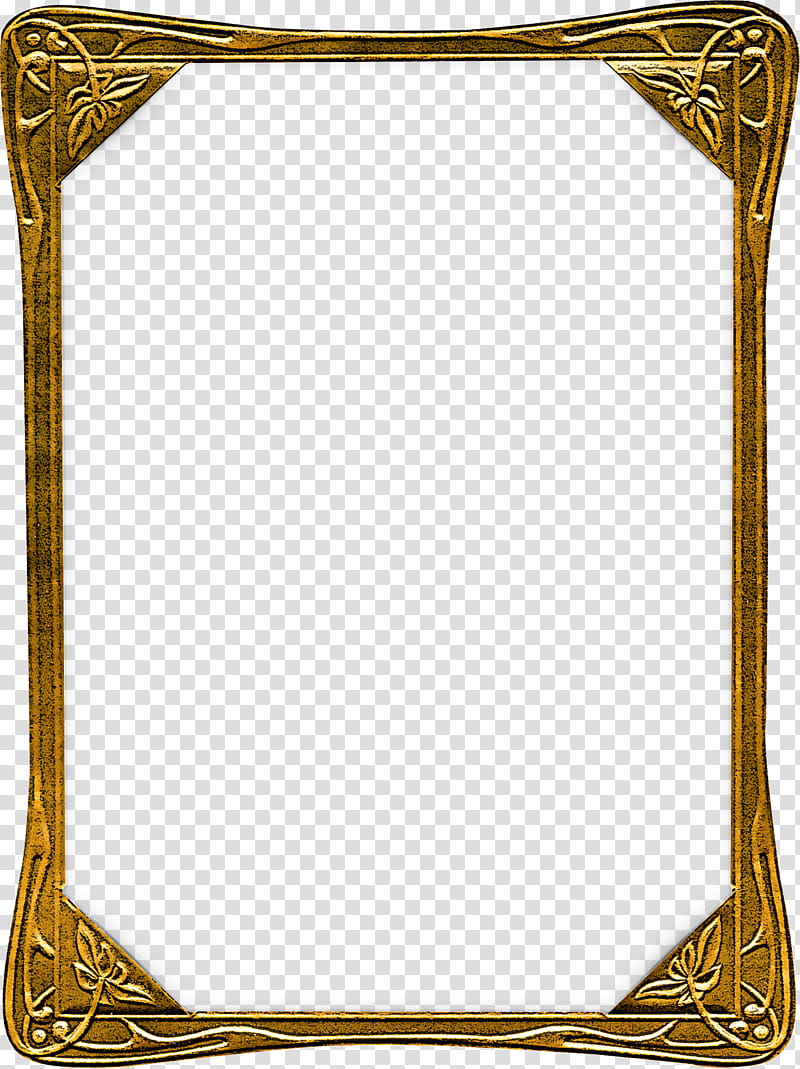 frame, Frame, Brass, Metal transparent background PNG clipart