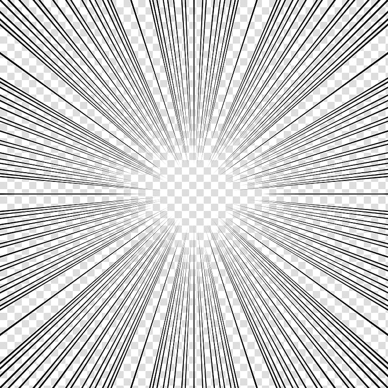 screentones action lines, sun rays illustration transparent background PNG clipart
