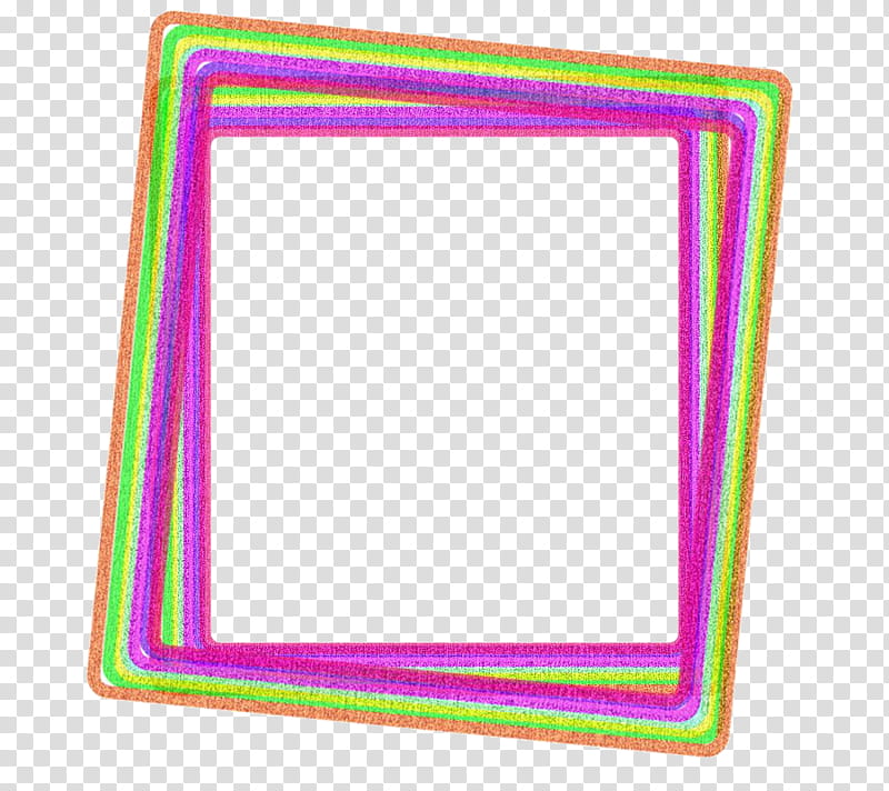Glitter Frame, purple and green frame illustration transparent background PNG clipart