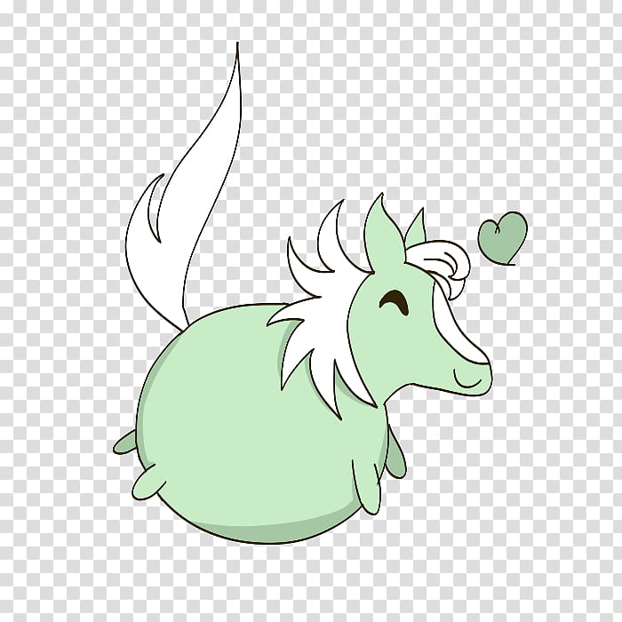 Green Horse Sticker, white and green horse transparent background PNG clipart