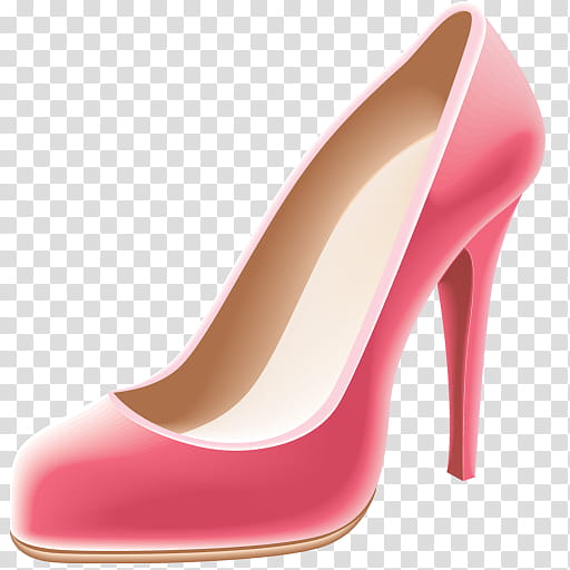 Sweet Dolls, unpaired women's pink platform heel transparent background PNG clipart