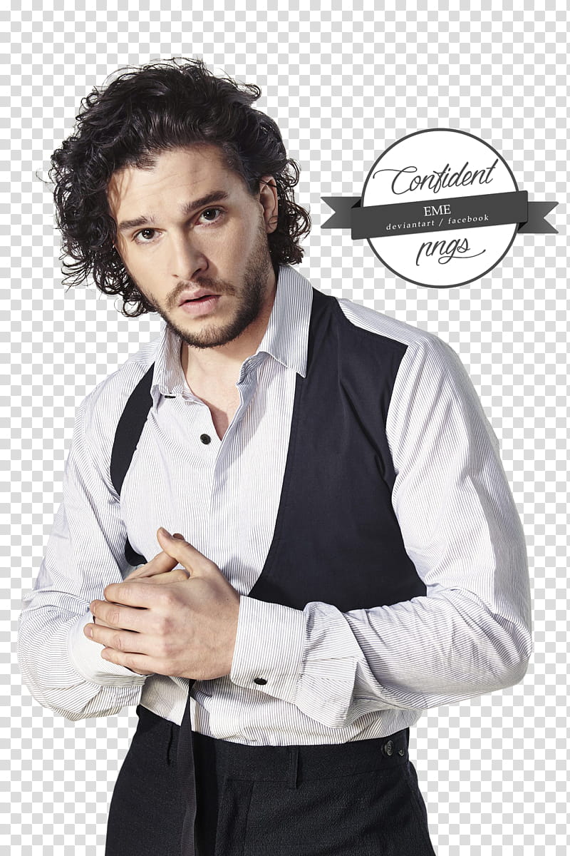 Kit Harington, confident () transparent background PNG clipart