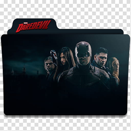 Marvel Daredevil Folder Icon, Daredevil () transparent background PNG clipart