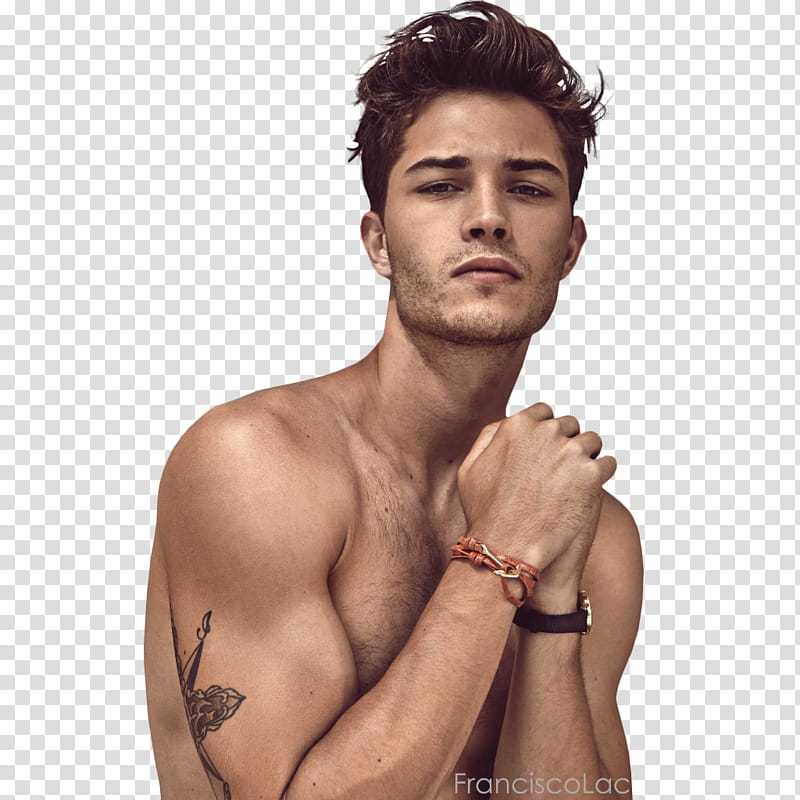Francisco Lachowski , topless man transparent background PNG clipart