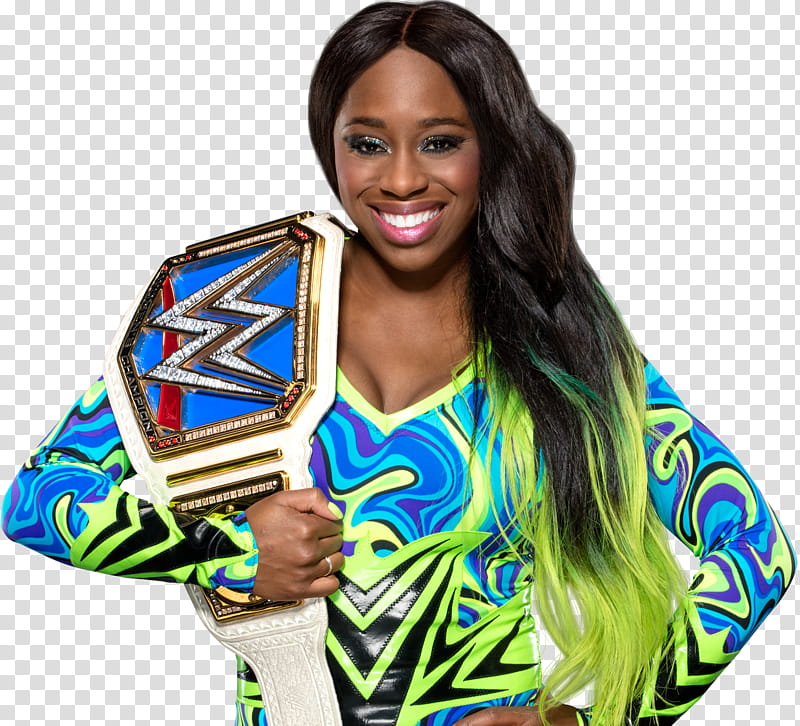 Naomi  SmackdownLIVE Women Champion transparent background PNG clipart