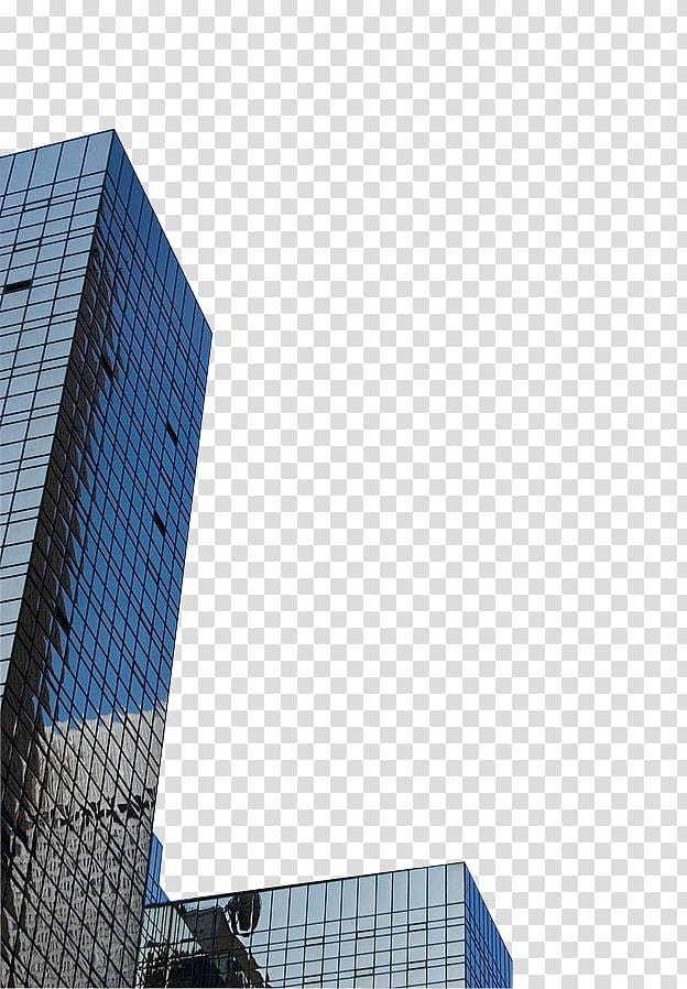 low angle of curtain glass wall building transparent background PNG clipart