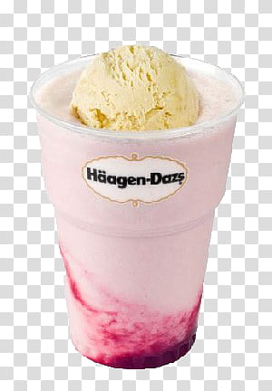 Ice Cream Milkshake, Haagen-Dazs cup transparent background PNG clipart
