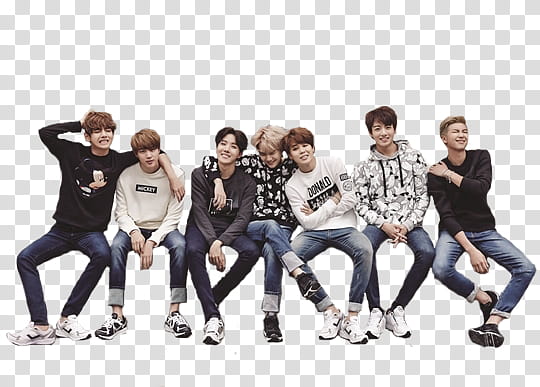 BTS STAR, K-Pop Band transparent background PNG clipart