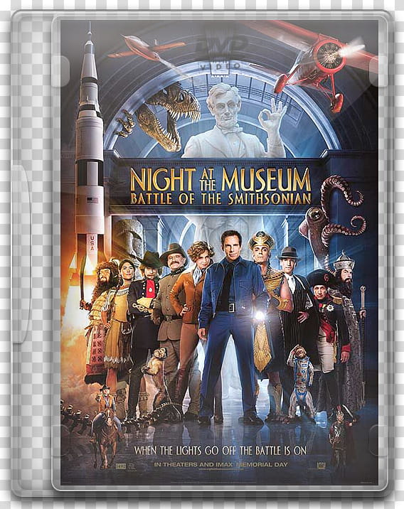 DVD movies icon, Night at the Museum , Night at the Museum Battle of the Smithsonian DVD case transparent background PNG clipart