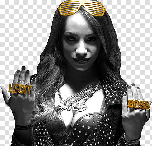 Sasha Banks  T Shirt Logo transparent background PNG clipart