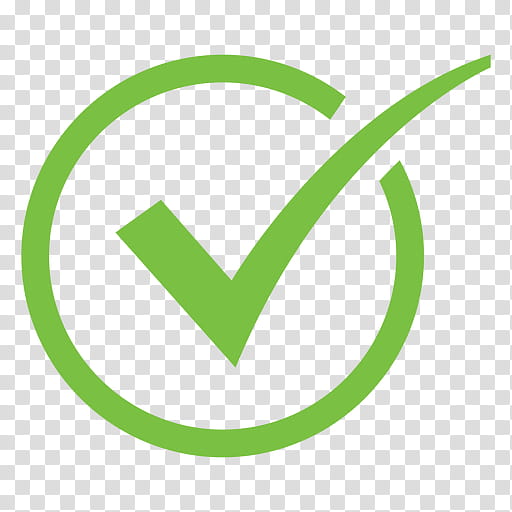 Green Check Mark, Circle, Symbol, Disk, Logo, Line transparent background PNG clipart