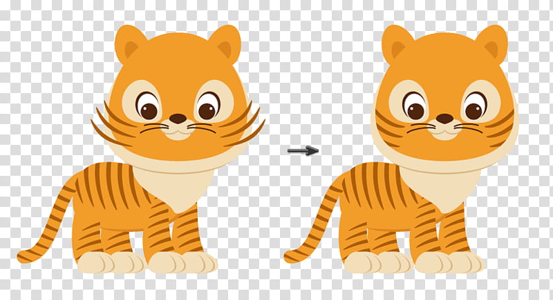 Cat Drawing, Tiger, Cartoon, Animation, Rendering, Cutout Animation, Animal Figure, Yellow transparent background PNG clipart