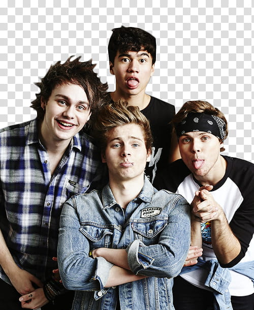 SOS ,  Seconds of Summer band transparent background PNG clipart