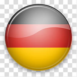 Europe Win, Germany, round red and white plastic container transparent background PNG clipart