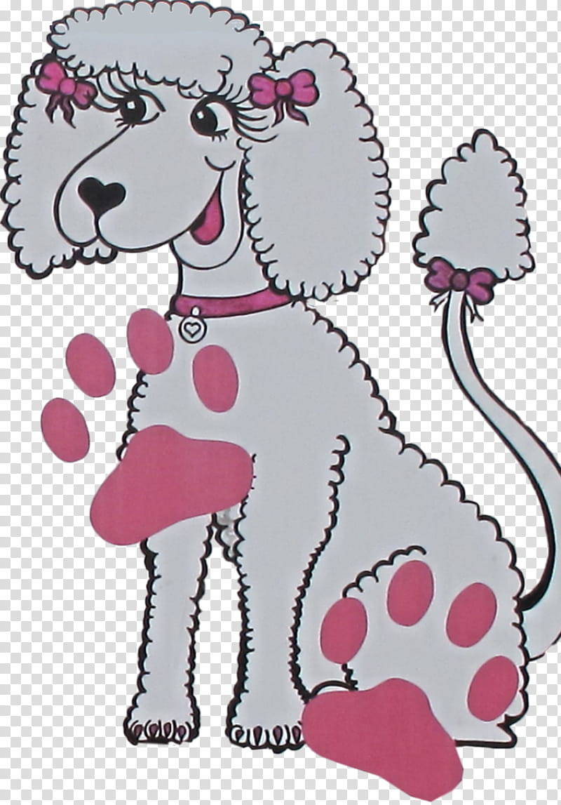 Cat And Dog, Puppy, Poodle, Pet, Dog Grooming, Cartoon, Paw, Pink transparent background PNG clipart